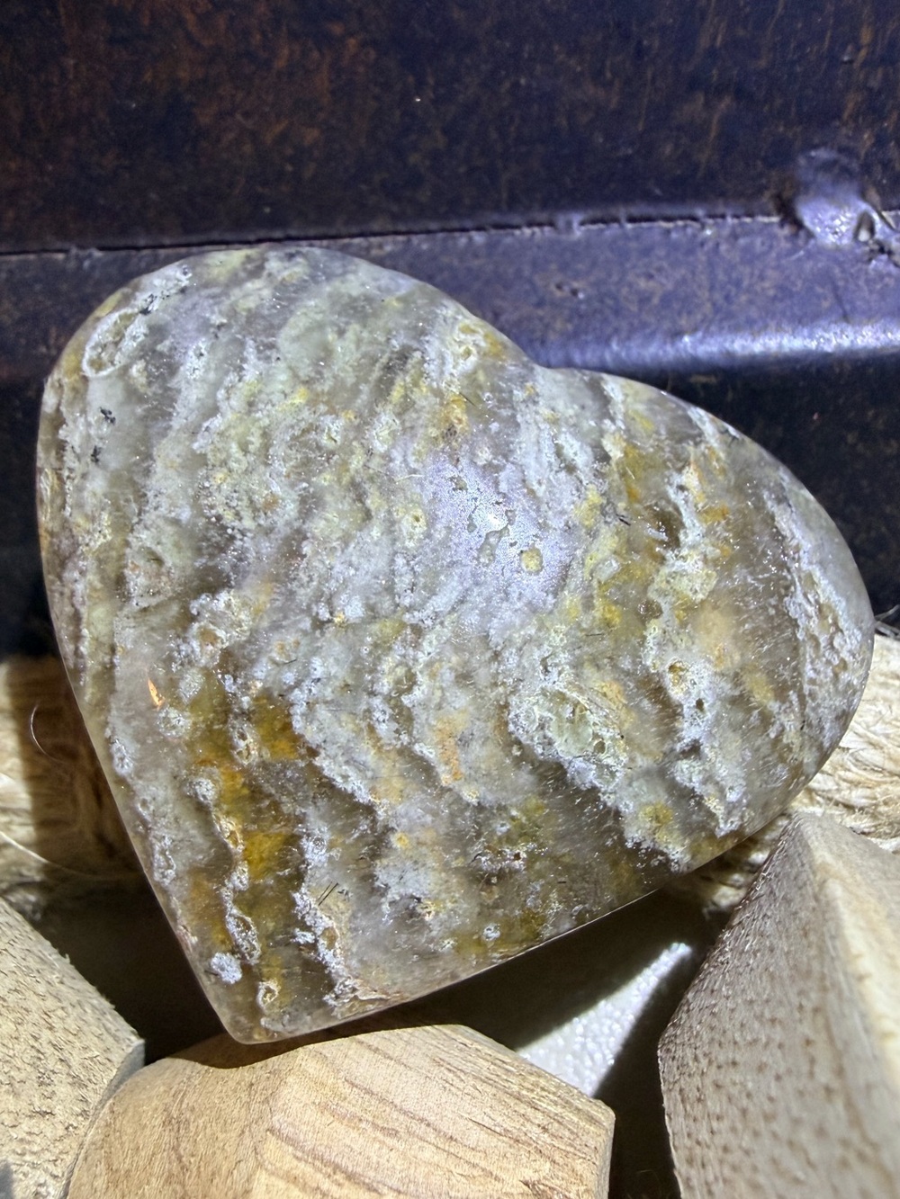 1.78 Inch Amphibole Heart